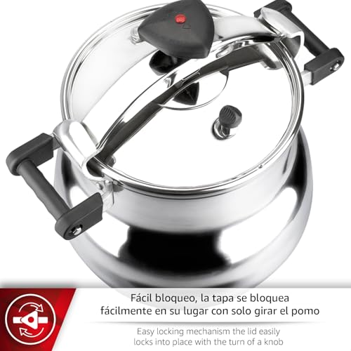 Alustar 23.2 Quart Aluminum Pressure Cooker (23.3 Quarts / Multicoloured)