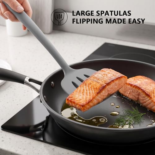 3 Pack Silicone Spatula Set (PureGray)