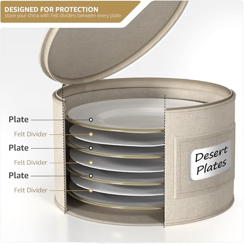 China Storage Containers (Beige / 4 Piece Dinnerware Set)