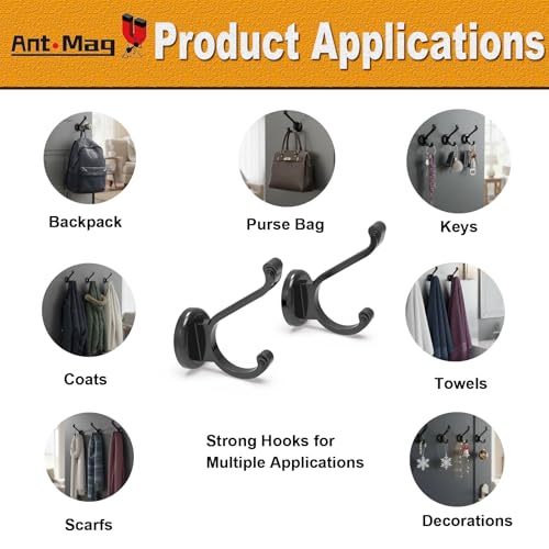 Magnetic Hooks Heavy Duty 140LBS (2 Count)