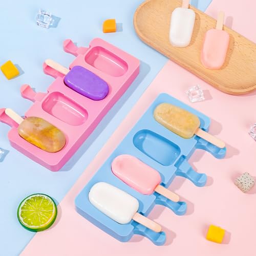 Popsicle Molds Set of 2 (Pink, Blue)