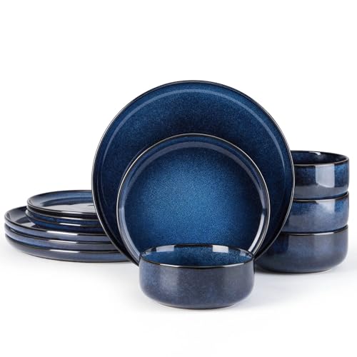 Dinnerware Sets for 4 (Deep Sea Blue / Service for 4)