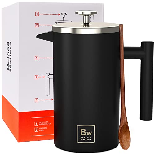 French Press Coffee Maker (Black)