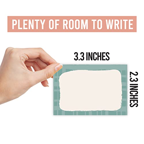 Self Adhesive Name Tags Sticker (Boho Muted)