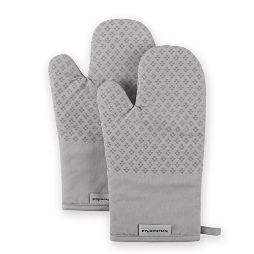 Asteroid Oven Mitt Set (7"x12.5" / Gray)