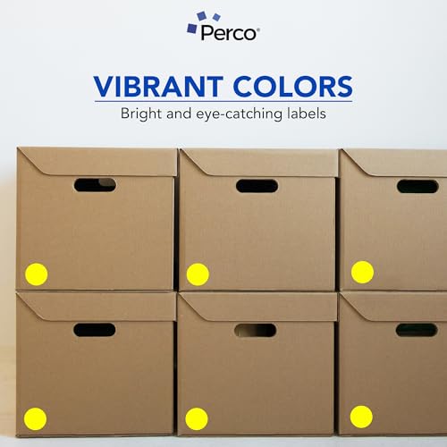 Neon Yellow Round Circle Dot Sticker 2 (Neon Yellow / 2 Inch)