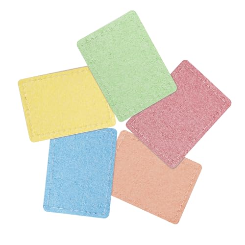 Dish Brush Refill 5 Pcs Sponge Refills Fits Hook and Loop Handles (Multicolor)