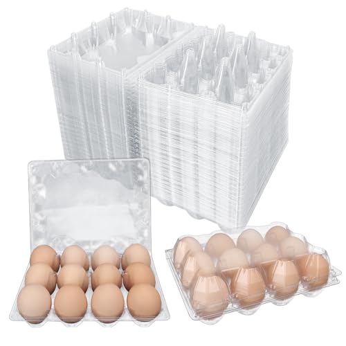 150 Pack Bulk Egg Cartons (150 Pack Egg Cartons 12 Grids 3x4)