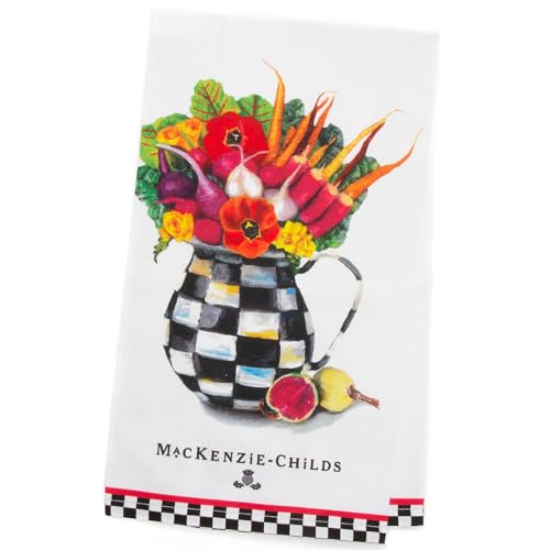Cotton Dish Towel (Vegetable Bouquet / 1-Pack)