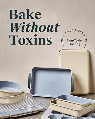 Non Stick Rectangle Baking Pan Set (Cream / Rectangle Pan Trio)