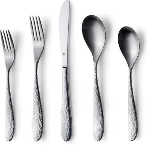Matte Silverware Set (40-Piece Flatware Set)