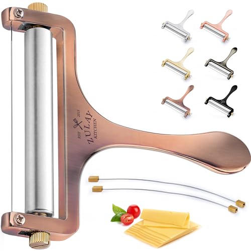 Zulay Adjustable Cheese Slicer (Copper)