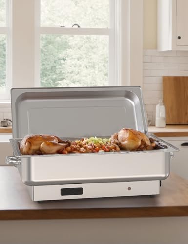 Electric Chafing Dish Buffet Set (1 Full-Size + 2 Half-Size)