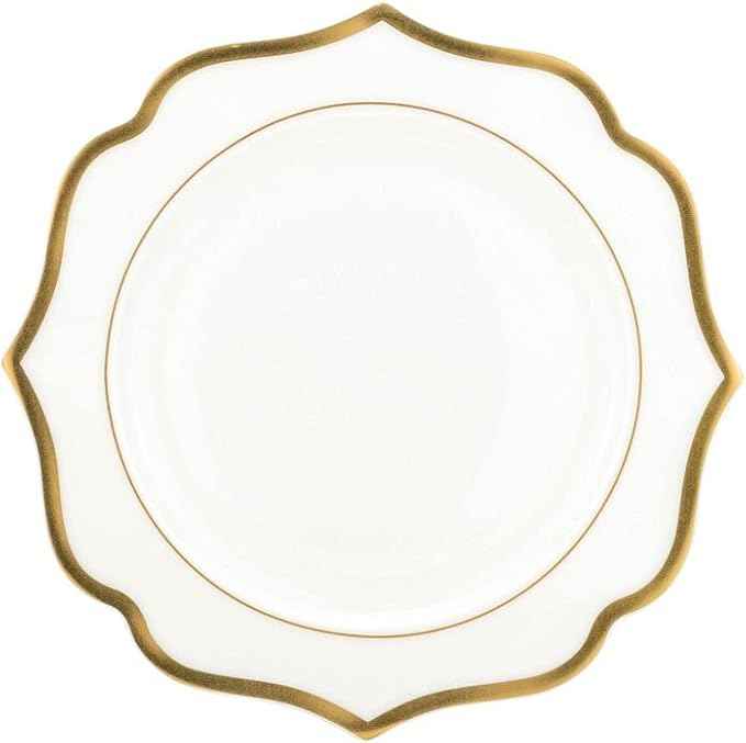 Euro Porcelain 57-pc Banquet Dinnerware Set, Luxury Bone China Tableware, Service for 8 (2MP) (6664-20)