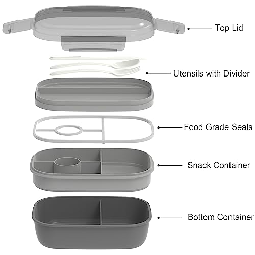 Leakproof Bento Box & Insulated Lunch Bag Set for School & Work