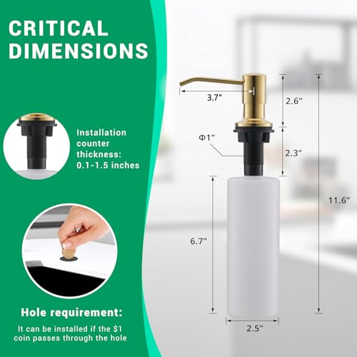 Commercial Kitchen Sink Faucet with Pull Down Sprayer Brushed Gold (Gold Brushed)