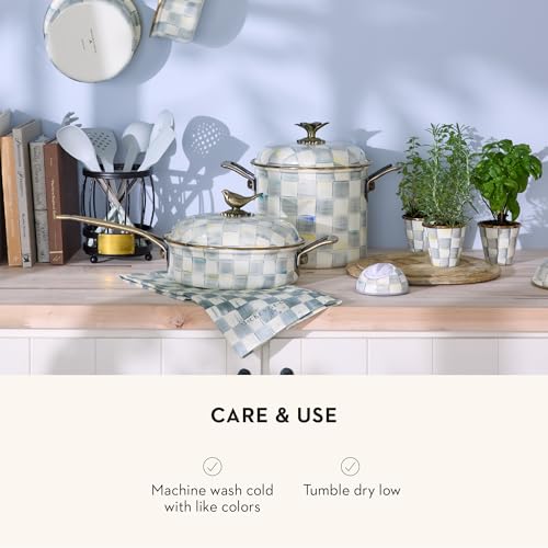 Cotton Dish Towel (Sterling Check / 1-Pack)