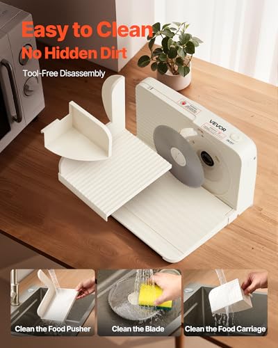 Meat Slicer 6.7" Foldable Electric Cutter with Dual Security Lock (6.7 inch)