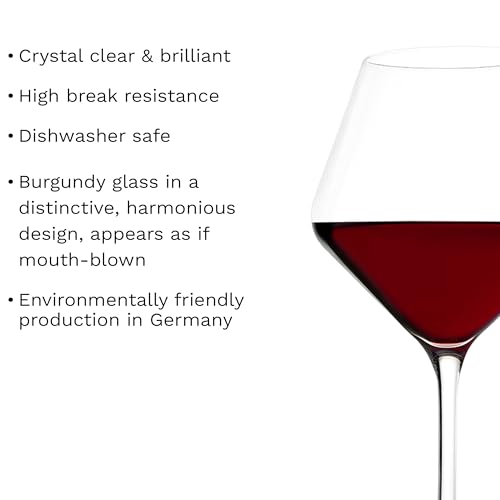 Revolution Burgundy Red Wine Glasses 18 1 (4 Pieces (1 Pack))