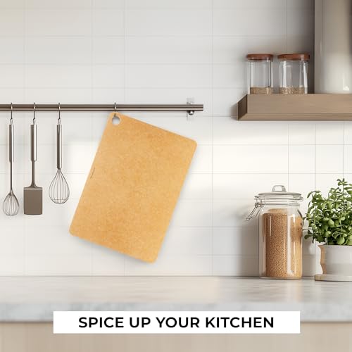 Wood Cutting Board for Kitchen (15" x 11.25" [No Groove] [Natural] / 15"L x 11.3"W)