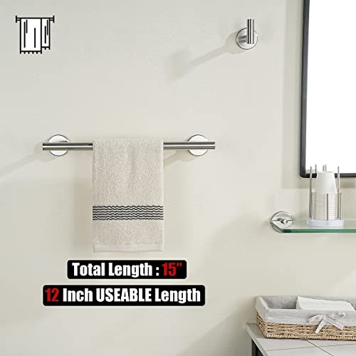 Bathroom Towel Bar (Brushed / 15 Inch)