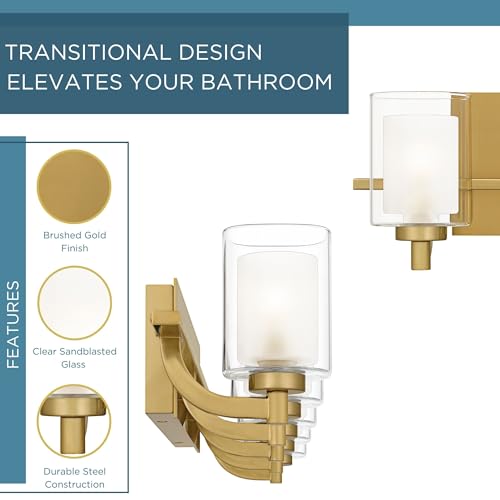 Kolt 42" LED Vanity Light (5-Light / Brushed Gold)