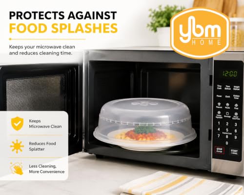 Microwave Splatter Cover Keeps Your Microwave Spotless During Food Heating (3.25x11x10)