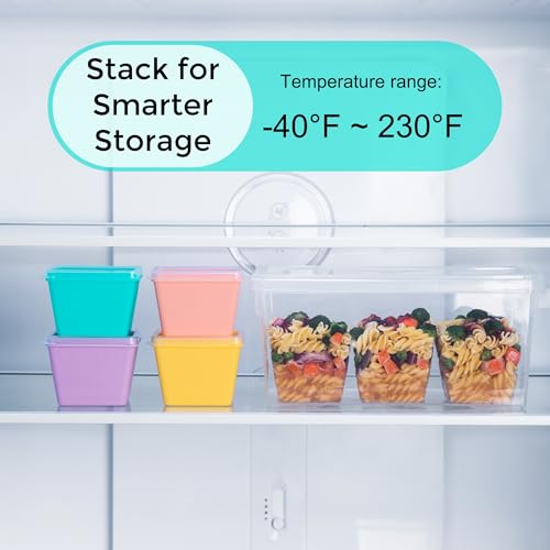 1 Cup Silicone Freezer Molds with Lids (Cotton Candy / 4x 1-Cup)