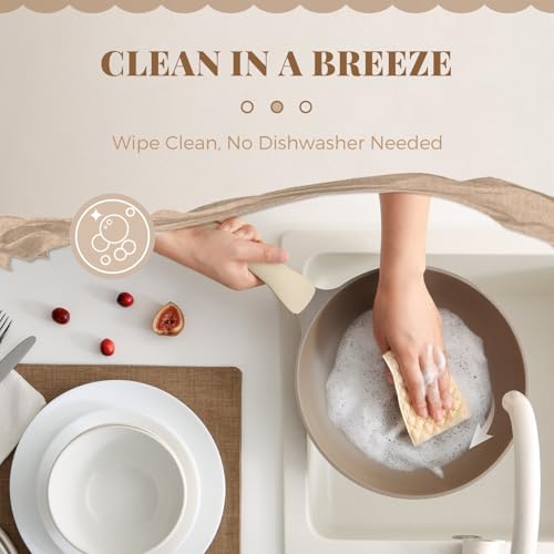 Nonstick Frying Pan (12 Inch / Natural Linen)