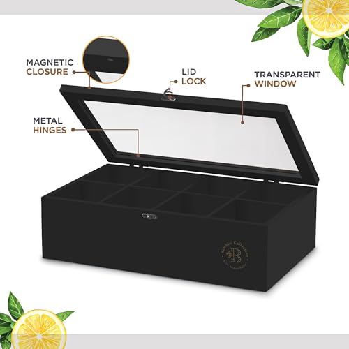 Tea Bag Organizer (Black)