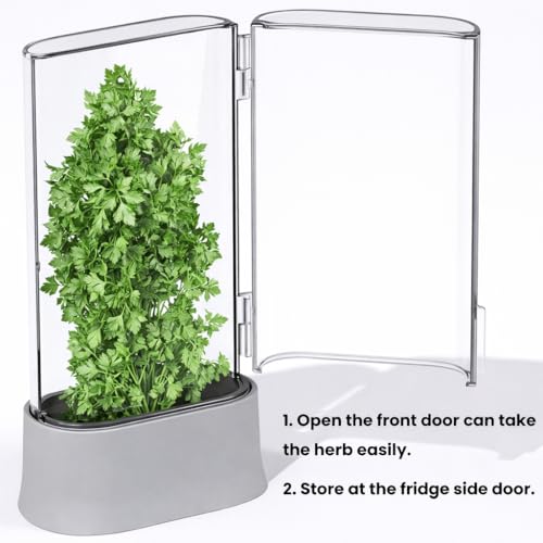 Herb Keeper for Refrigerator (2 PACK)