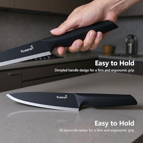Upgraded Chef Knife Set One Piece Molding High Carbon Stainless Steel (15 Count)