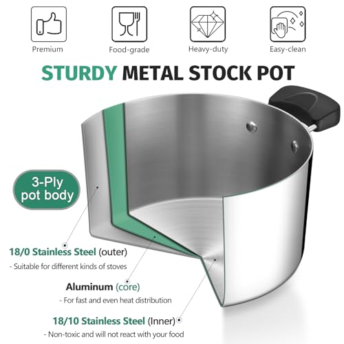 6 Qt Stockpot with Lid