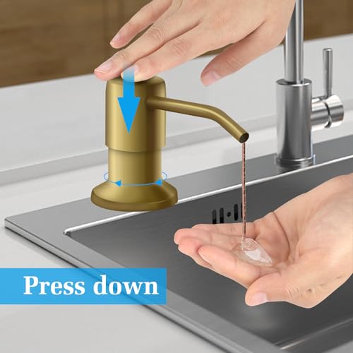 Soap Dispenser for Kitchen Sink and Extension Tube Kit