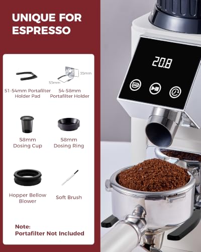 G1 Conical Burr Coffee Grinder (Ivory)