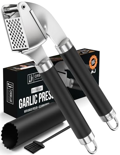Garlic Press and Peeler Set