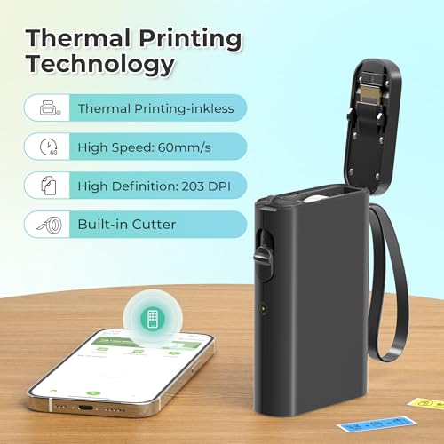 P21 Label Maker Machine with Tape