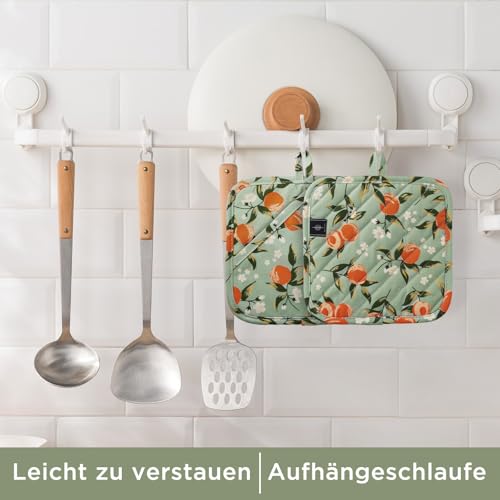 Pot Holders for Kitchen Heat Resistant Hot Pads for Countertops Oven Pot Holders Cotton Potholders for Kitchen Cooking Baking
