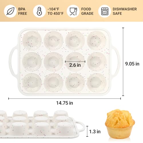 Silicone Muffin Pan with Metal Frame