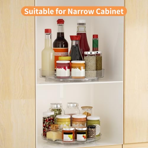 2 Pack Lazy Susan Turntable Organizer (9+10inch - 2 Pack)