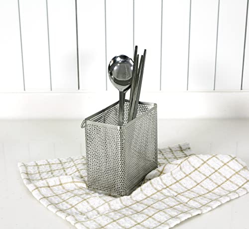 Kitchen Utensil Chopsticks Perforated Holder with Hooks