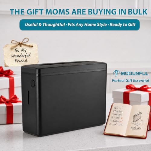Multifold Paper Towel Dispenser Countertop Black Wide Design Large Capacity (D-34 Black)