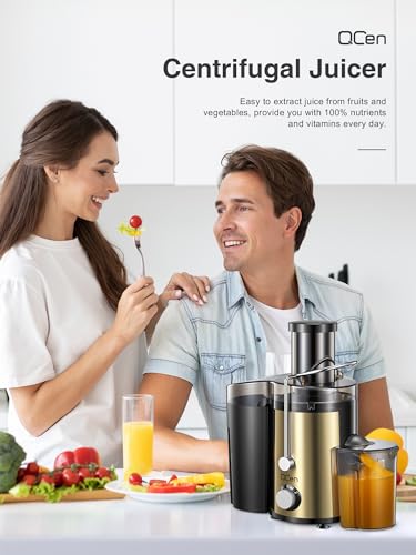 Juicer Machine 800W Centrifugal Juicer with Wide Mouth Feed Chute