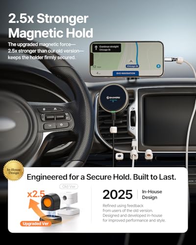 Magnetic Cable Clips 6 Pack