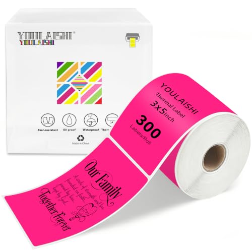 3 X 5 Inch Printable Waterproof Rectangle Color Coding Labels