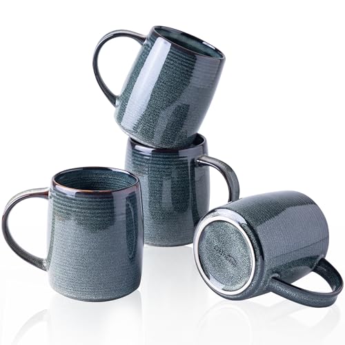 Large Coffee Mugs Set of 4 (Space Blue / Set of 4 (18oz))
