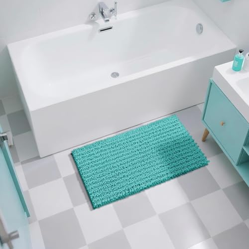 Large Bathroom Rugs Non Slip Washable 36x24 Inch