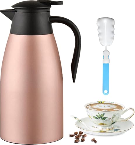 70 oz Thermal Coffee Carafe (Pink / 71 Ounces)