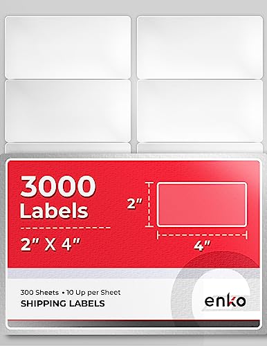 2 x 4 in 3000 Address (3300 Count)