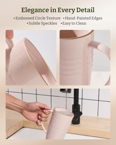 Jupiter Large Coffee Mug (Jupiter-Light Pink / 2pcs)